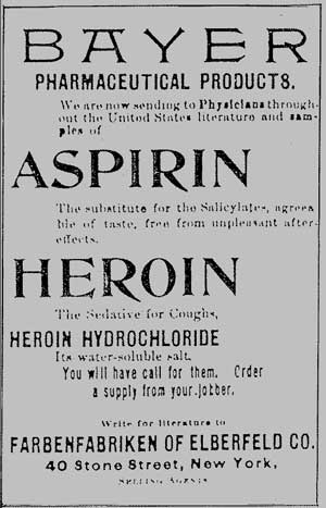 Bayer heroin ad