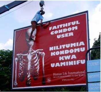 tanzania anti condom ad