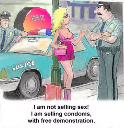 not selling sex